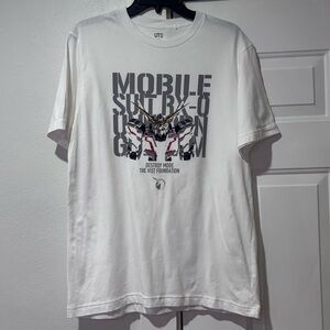 Uniqlo x Gundam Men's Size Medium T-Shirt Mobile Suit RX-0 Unicorn